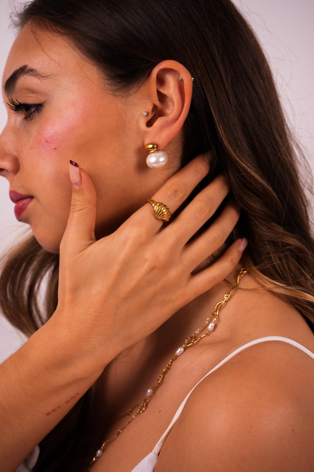 Brincos Serene Pearls