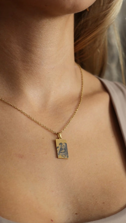 Colar Retangular Personalizável