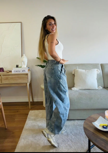 Calça Cruzada Baloon