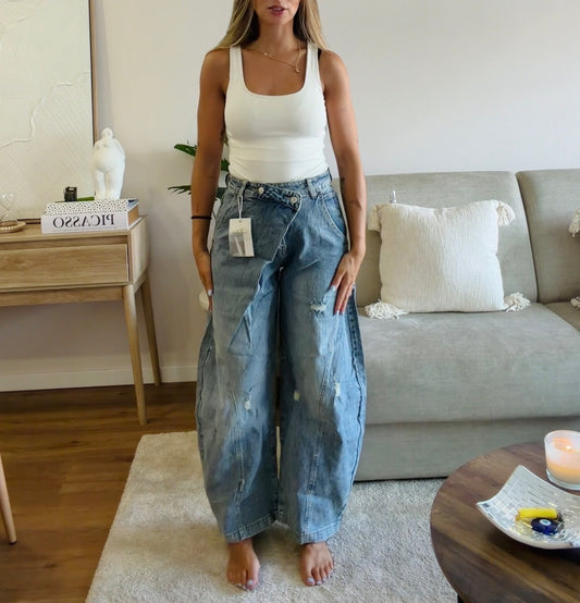 Calça Cruzada Baloon